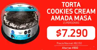 Unimarc Torta Cookies Cream Amada Masa oferta
