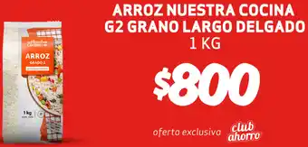 Unimarc Arroz Nuestra Cocina G2 Grano Largo Delgado 1kg oferta