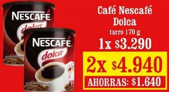 Unimarc Café Nescafé Dolca 170g oferta