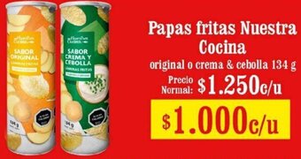 Unimarc Papas Fritas Nuestra Cocina 134g oferta