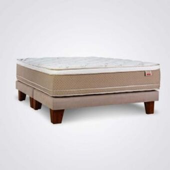 Colchones Celta Cama europea cotton organic 2 plazas x 2 m base dividida oferta