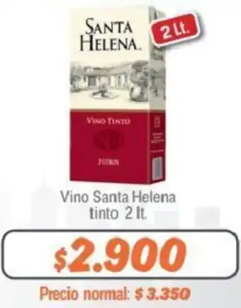 Mayorista 10 Vino Santa Helena Tinto 2lt oferta
