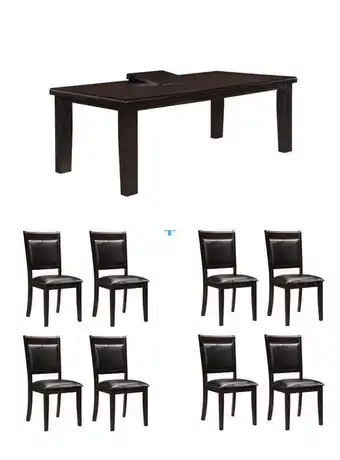 Paris Juego de comedor extensible new fraser + 8 sillas new fraser attimo oferta
