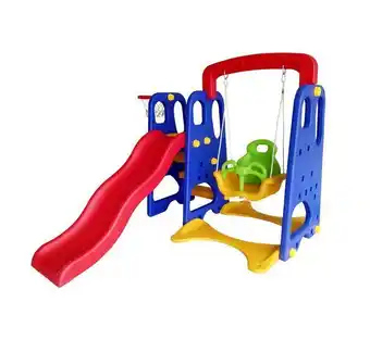 Juego para el jardin set resbalin columpio y basket