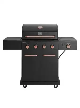 Parrilla a gas 4 quemadores + sellador lateral kenmore