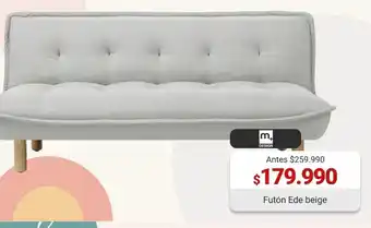 Easy Futon Ede Beige oferta
