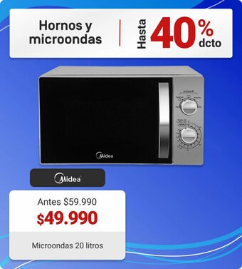 Easy Midea Microondas 20 litros oferta