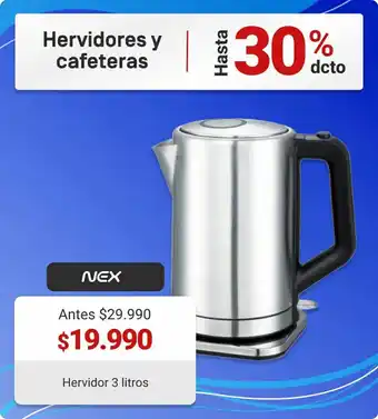 Easy NEX Hervidor 3 litros oferta