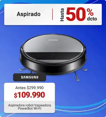 Easy Samsung - Aspiradora robot trapeadora PowerBot Wi-Fi oferta