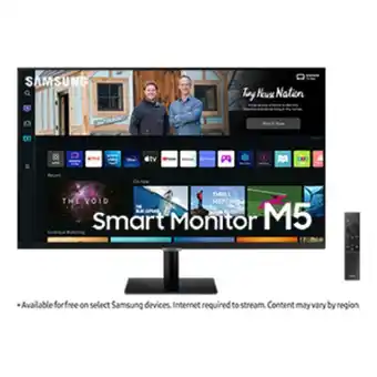Samsung Smart monitor m5 32" fhd streaming tv oferta