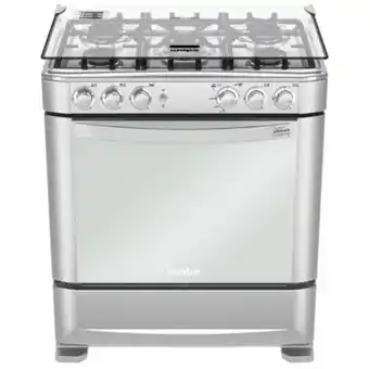 Falabella Cocina a gas 5 quemadores acero inox oferta
