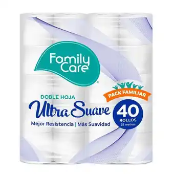 Papel higiénico doble hoja 25 m 40 un.