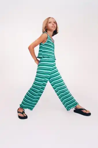 Zara Pantalón estructura rayas oferta