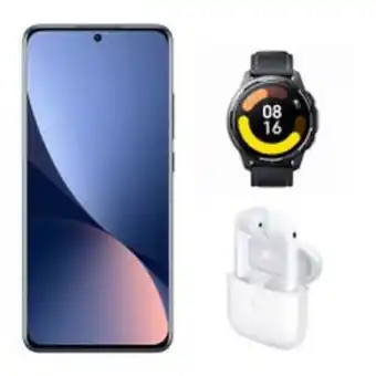 Abcdin Celular xiaomi 12 256gb 8gb ram gris 6,28" + audífonos xiaomi redmi buds 3 + smartwatch xiaomi s1 oferta