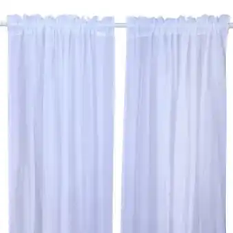 Falabella Set 2 cortinas velo tubo velo clásico oferta