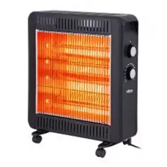 Abcdin Estufa eléctrica thorben carbón heat 2 niveles 30 m2 oferta