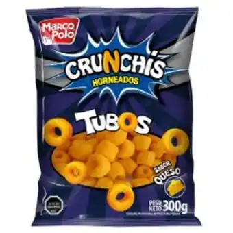 Unimarc Crunchis tubos marco polo sabor queso 270 g oferta