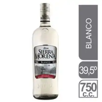 Unimarc Ron blanco sierra morena 39.5° botella 750 cc oferta
