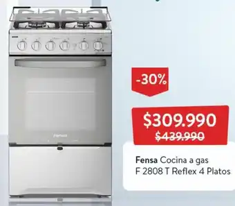 Lider Fensa Cocina a Gas F 2808 T Reflex 4 Platos oferta