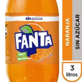 Unimarc Bebida fanta sin azúcar desechable 3 l oferta