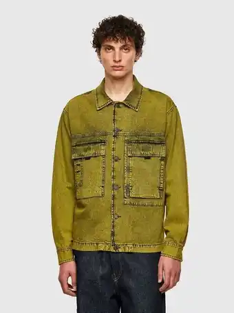 Camisa diesel d fitz sp shirt hombre amarillo