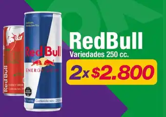 OK Market Red Bull variedades 2 x 250cc oferta