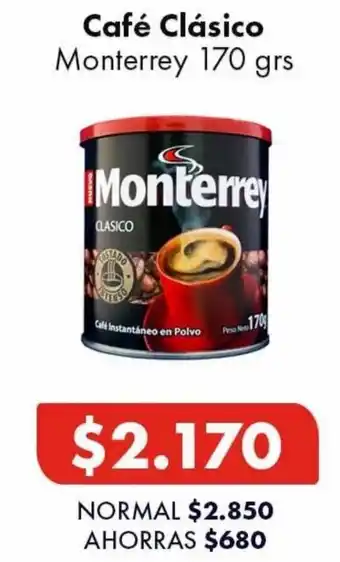 Super Bodega a Cuenta Café Clásico Monterrey 170g oferta