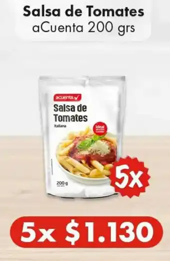Super Bodega a Cuenta Salsa de Tomates 5 x 200g oferta