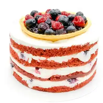 Torta frutos rojos 8 porciones