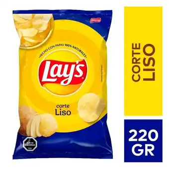 Santa Isabel Papas fritas lay's corte liso 220 g oferta