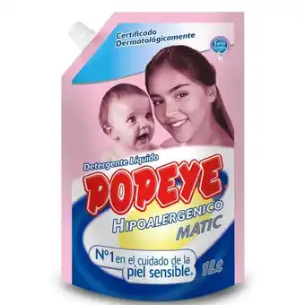 Santa Isabel Detergente líquido popeye doypack 1 l, hipoalergénico oferta