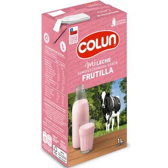 Santa Isabel Leche semidescremada frutilla 1 l oferta