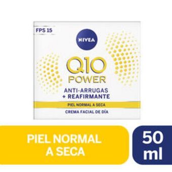 Salcobrand Crema facial antiarrugas q10 power nivea dia fps20 piel normal a seca 50ml oferta