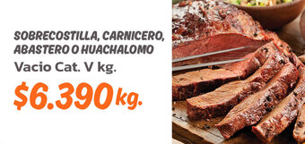 Mayorista 10 Sobrecostilla, Carnicero, Abastero o Huachalomo oferta