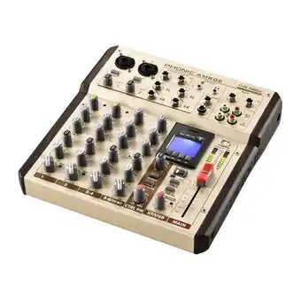 Audiomusica Mixer phonic usb am6ge - gold edition oferta