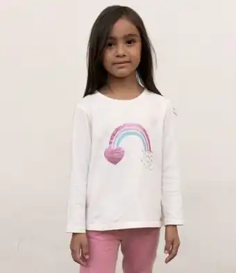 Limonada Polera rain of hearts niña crudo 4 kids oferta