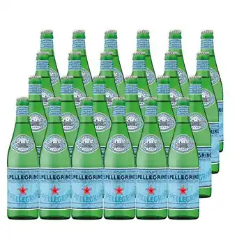 Ripley 24 aguas mineral san pellegrino con gas vidrio 505 ml oferta