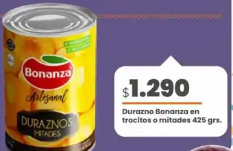 Cugat Durasno Bonanza en Trocitos o Mitades 425g oferta
