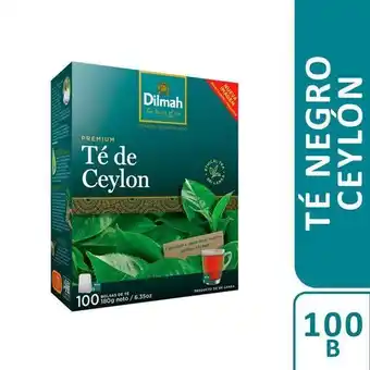 Santa Isabel Té negro ceylon premium 100 bolsitas oferta