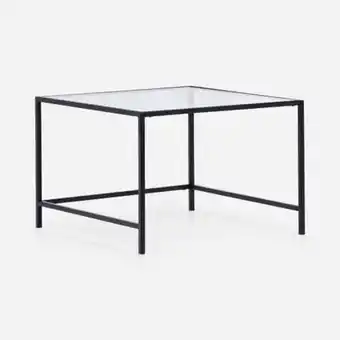 Rosen Mesa lateral cuadrada strand metal vidrio oferta