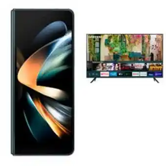 Abcdin Celular samsung galaxy z fold4 256gb gray green 7,6" liberado + led samsung 58" 4k smart tv oferta