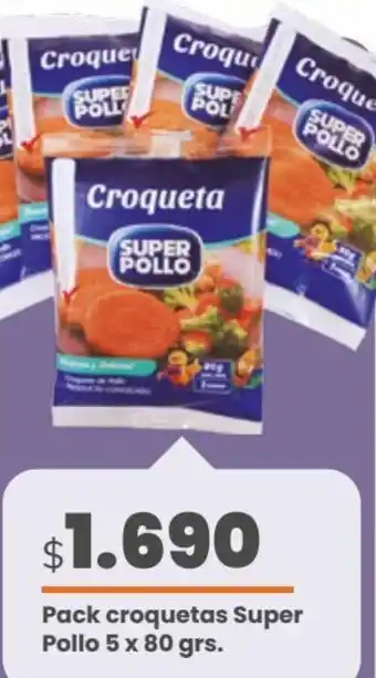 Cugat Pack Croquetas Super Pollo 5 x 80g oferta