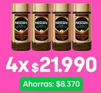 Jumbo Nescafe Fina Selección 4 x 200g oferta