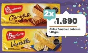 Cugat Oblea Bauducco sabores 2 x 140g oferta