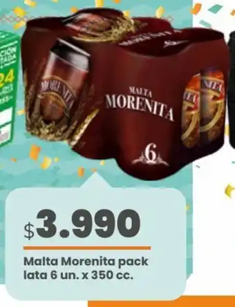 Cugat Malta Morenita pack lata 6 un x 350cc oferta