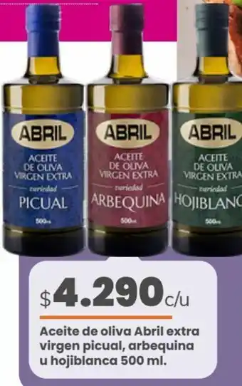 Cugat Aceite de Oliva Abril Extra Virgen Picual, Arbequina u Hojiblanca 500ml oferta