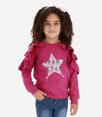 Limonada Polerón super star niña frambuesa 4 kids oferta