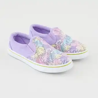 Corona Zapatilla niña slip on plantilla sustentable lila oferta