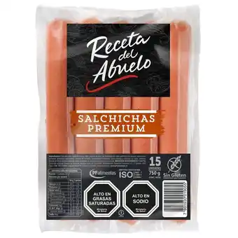 Salchichas premium 15 un. 750 g
