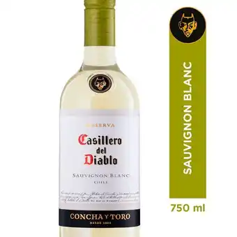 Santa Isabel Vino casillero del diablo sauvignon blanc 750 cc oferta